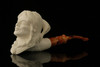 srv -  Big Chief Block Meerschaum Pipe with custom case M2962