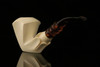 srv - Freehand Sitter Block Meerschaum Pipe with fitted case M2964