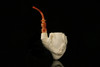 srv - Pegasus in Claw Block Meerschaum Pipe with custom case M2967