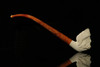 srv - Pirate Churchwarden Dual Stem Meerschaum Pipe with fitted case M2969