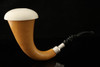 srv Premium - Natural Gourd Calabash Meerschaum Pipe with case 15295