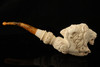 srv - Autograph Series Giant Lion in Claw a Meerschaum Pipe with fitted case 15298