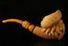srv - Pirate of Caribbean Block Meerschaum Pipe with custom fitted case 15308