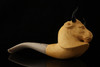 srv - Bull Hand Carved Meerschaum Pipe with fitted case 15297