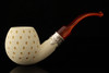 IMP Meerschaum Pipe - Crown - Hand Carved with fitted case i2536