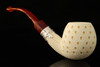 IMP Meerschaum Pipe - Crown - Hand Carved with fitted case i2536