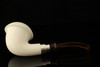 IMP Meerschaum Pipe - Calabash - Hand Carved 9 mm filter with fitted case i2538