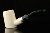 IMP Meerschaum Pipe - Poker - Hand Carved 9 mm filter with fitted case i2541