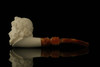 srv - Autograph Series Zeus Block Meerschaum Pipe with fitted case M2976