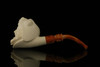 srv - Autograph Series Hercules Block Meerschaum Pipe with fitted case M2977