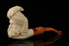 srv -  Sultan Block Meerschaum Pipe with fitted case M2978