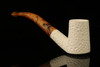 srv - Chimney Self Sitter Block Meerschaum Pipe with fitted case M2982