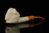 srv - Buffalo Block Meerschaum Pipe with fitted case M2990