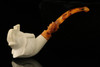 srv - Elephant Block Meerschaum Pipe with fitted case M2991