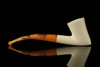 srv - Self Sitter Skater Block Meerschaum Pipe with fitted case M2992
