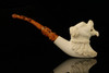 srv - Barking Dog Block Meerschaum Pipe with fitted case M3003