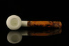 srv - Acorn Block Meerschaum Pipe with fitted case M3006