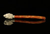 srv - Wolf Churchwarden Dual Stem Meerschaum Pipe with fitted case M3018