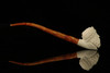 srv - Zeus Churchwarden Dual Stem Meerschaum Pipe with fitted case M3023