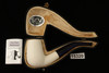 srv Premium -Bent Billiard Block Meerschaum Pipe with fitted case15320