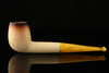 srv - Lee Van Cleef Billiard Block Meerschaum Pipe with fitted case 15324