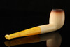 srv - Lee Van Cleef Billiard Block Meerschaum Pipe with fitted case 15324