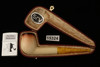 srv - Lee Van Cleef Billiard Block Meerschaum Pipe with fitted case 15324