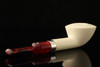 srv Premium - Dublin Straight Meerschaum Pipe Carved by Tekin with case 15330