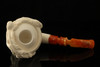 srv - King Size Cavalier Block Meerschaum Pipe with fitted case 15331