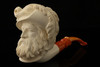 srv - King Size Cavalier Block Meerschaum Pipe with fitted case 15331