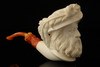 srv - King Size Cavalier Block Meerschaum Pipe with fitted case 15331