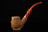 srv - Freemasonry Block Meerschaum Pipe with fitted case 15337