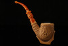 srv - Freemasonry Block Meerschaum Pipe with fitted case 15337