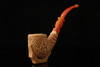 srv - Freemasonry Block Meerschaum Pipe with fitted case 15337