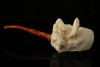 srv - Bear Family Hand Carved Block Meerschaum Pipe with case 15345