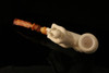 Cycler Hand Carved Block Meerschaum Smoking Pipe in a fitted CASE 7439