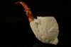 Eagle's Claw with Dolphin Medallion Meerschaum Pipe by I. Baglan 8133