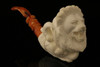 Lion in Claw Hand Carved Meerschaum Pipe in a fitted CASE 8818