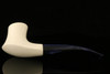 srv Premium - Aspen Sitter - Block Meerschaum Pipe in a custom CASE 9723