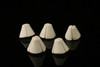 High Absorbent Natural Block Meerschaum Pipe Cone Filters  5 pcs. Bowl Filters