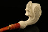 Eagle's Claw Hand Carved Block Meerschaum Pipe by Kenan with CASE 9906