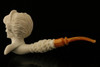 Princess Diana Memorial Pipe Block Meerschaum with custom case 9263r