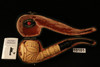 Jumping Dolphin Hand Carved Block Meerschaum Pipe by Mesut with case 10101