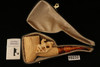 Horses Hand Carved Block Meerschaum  Pipe with a fitted CASE 10232