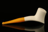 srv Premium - Designers Special - Hand Carved Block Meerschaum Pipe with case 10341