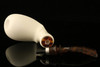 IMP Meerschaum Pipe - Cobra - Hand Carved with custom case i1889