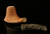 srv Premium - Volcano - by Servi Meerschaum Pipe  with custom CASE 10879