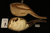 Rhino Block Meerschaum Pipe carved by Kenan in a fitted CASE 11120
