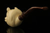 Rhino Block Meerschaum Pipe carved by Kenan in a fitted CASE 11120