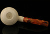 UFO Hand Carved Block Meerschaum Pipe with custom case 11187